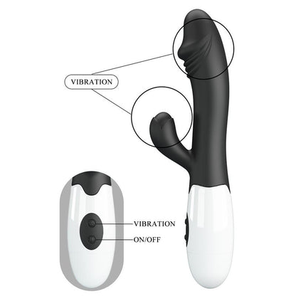 Vibrator Snappy 30 functions Black