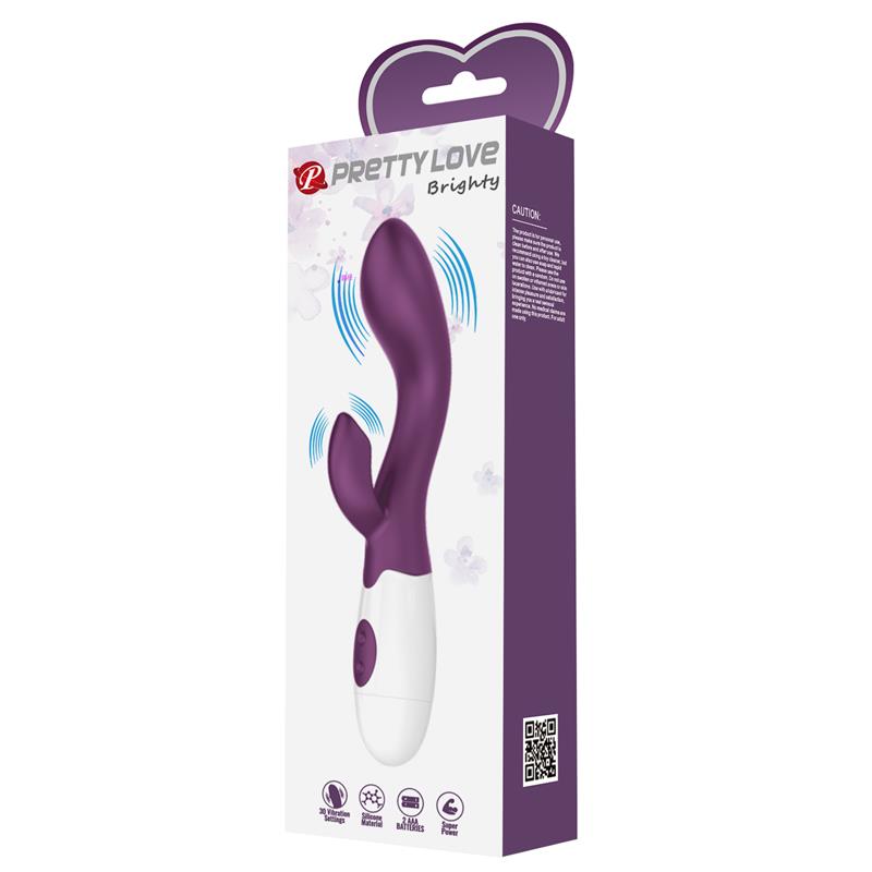 Vibrator Brighty 30 functions Purple