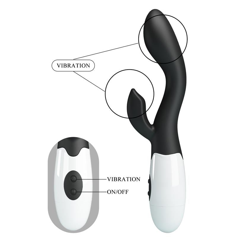 Vibrator Brighty 30 functions Black