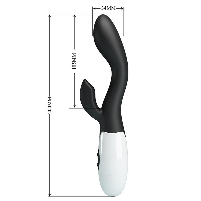 Vibrator Brighty 30 functions Black