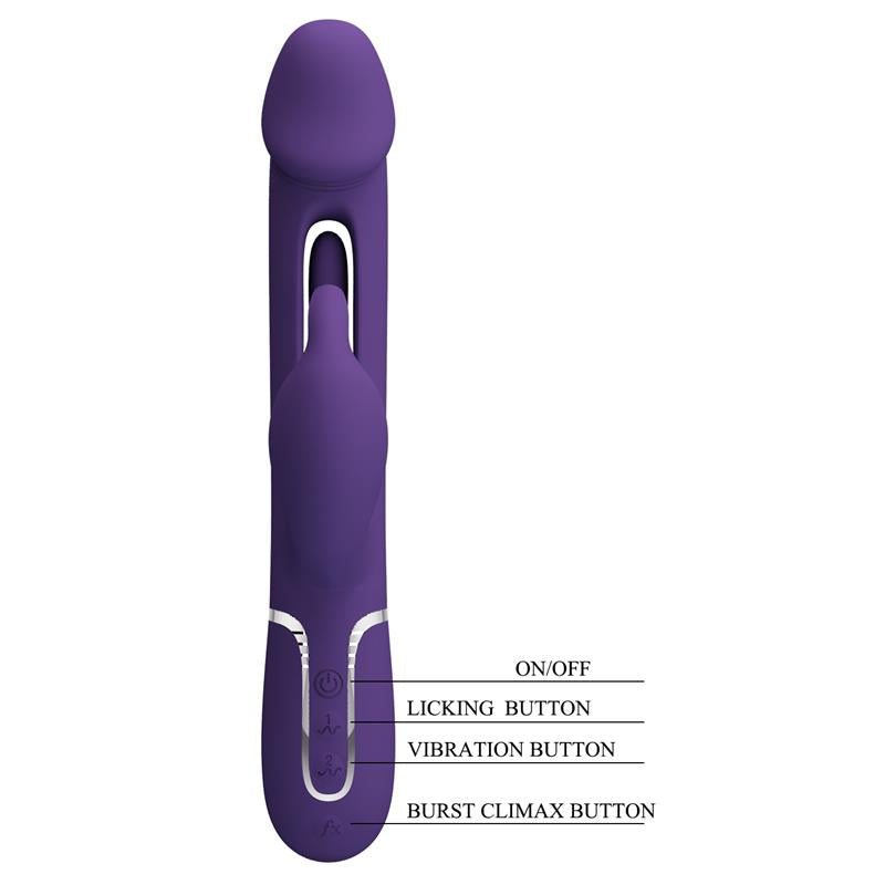 Vibrator with Licking Kampas