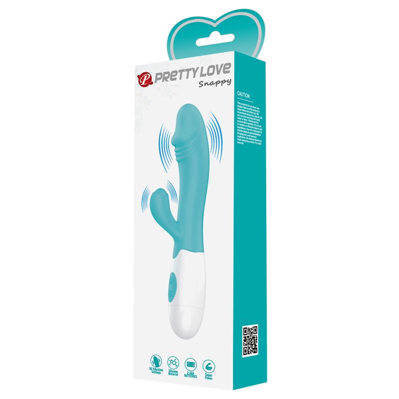 Vibrator Snappy 30 functions Blue