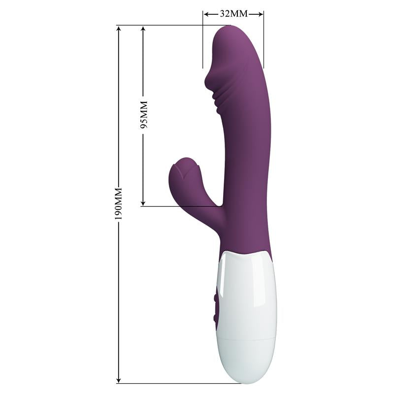 Vibrator Snappy 30 functions Purple