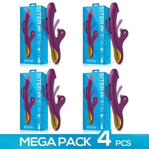 Pack of 4 Siter Vibe with Hitting Ball Flipping Tongue