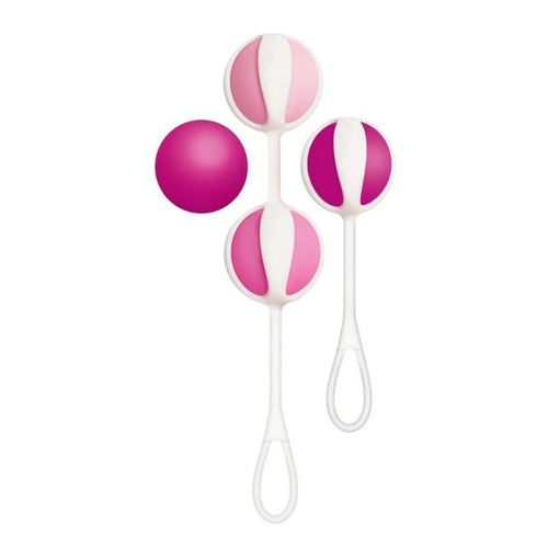 Set of 4 Geisha Balls Mini Raspberry