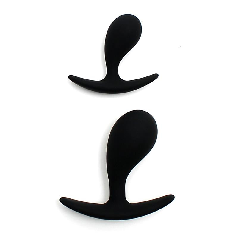 Set of 2 Anatomic Butt Plug Copenhagen Black