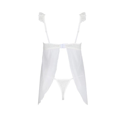 Milagros Chemise and Thong White