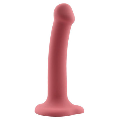 Bouncy Liquid Silicone Dildo Hiper Flexible 7 18 cm Size M Burgundy