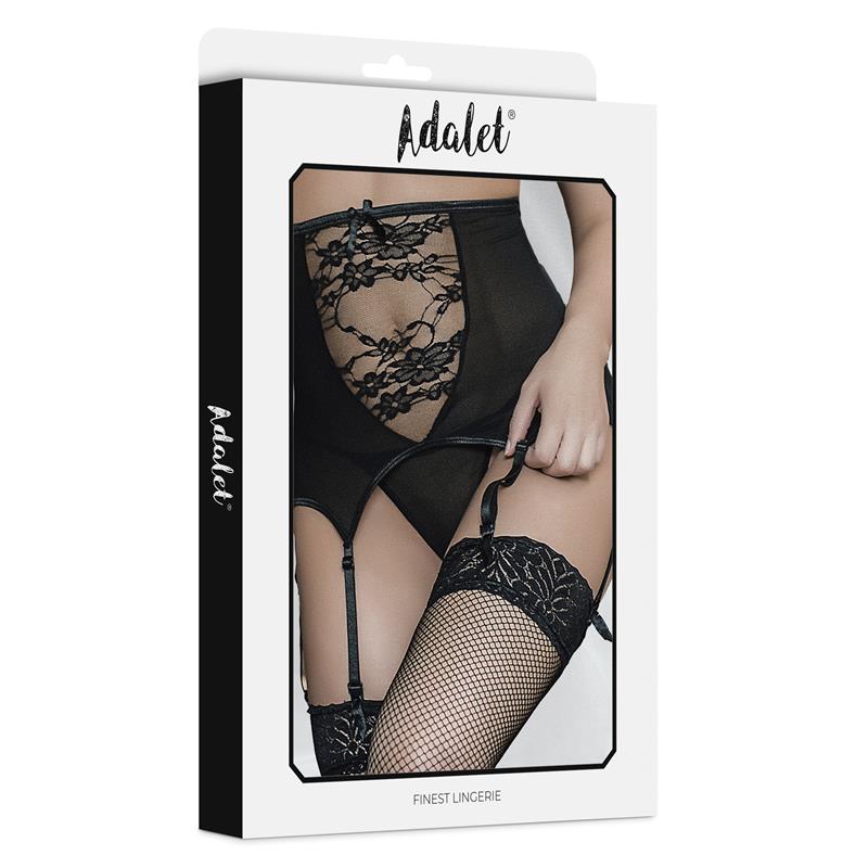 Dina Wide garter and Thong Set