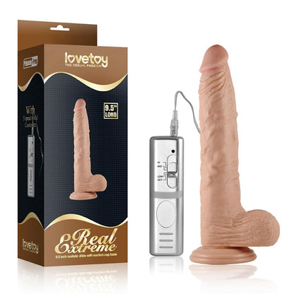 Dildo Real Extreme with Vibration 95 Flesh