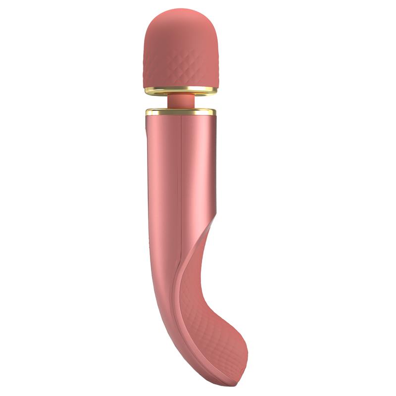 Vibrating Wand USB Silicone Pink