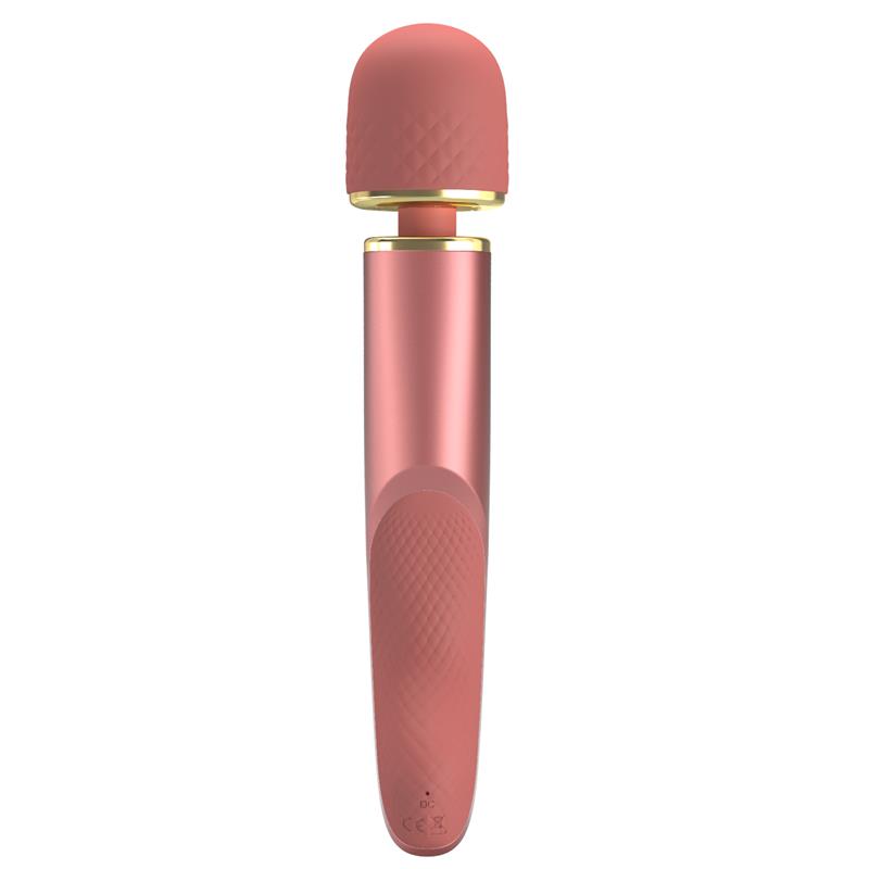 Vibrating Wand USB Silicone Pink