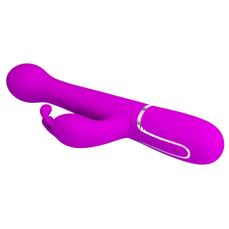 Vibe with Thrusting and Rotating Beads Dejon Pink