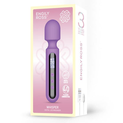 Whisper Wand Massager with Gigital Led Screen 17 cm