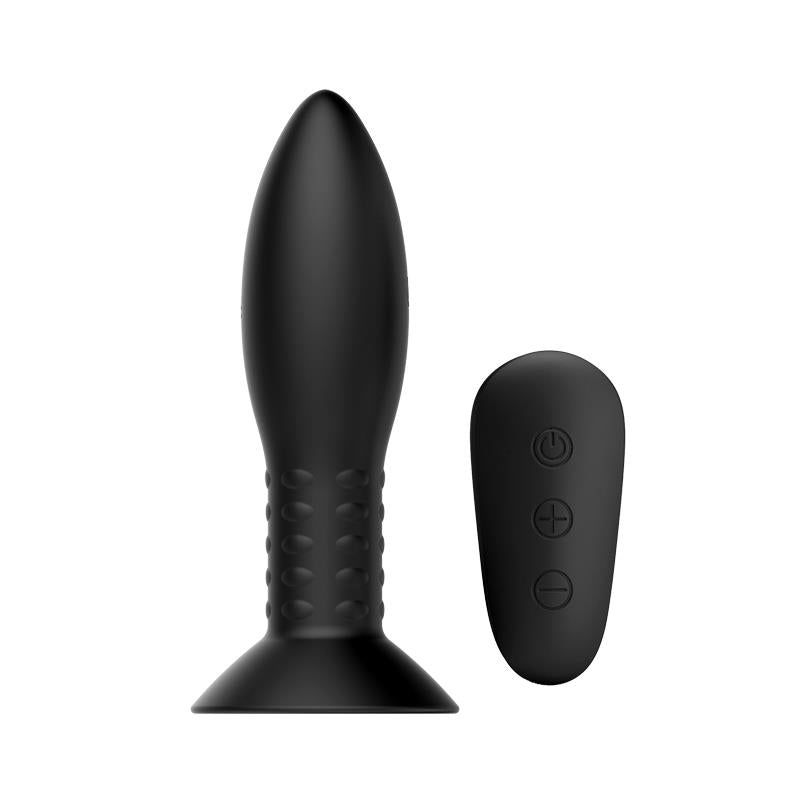 Mr Play butt Plug with Vibration and Rotation Remote Control