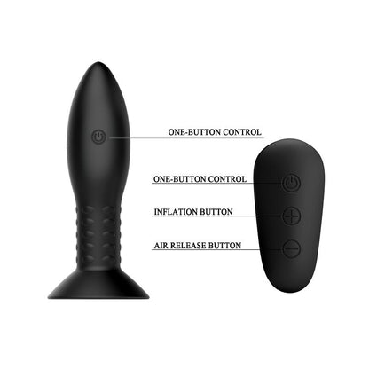 Mr Play butt Plug with Vibration and Rotation Remote Control