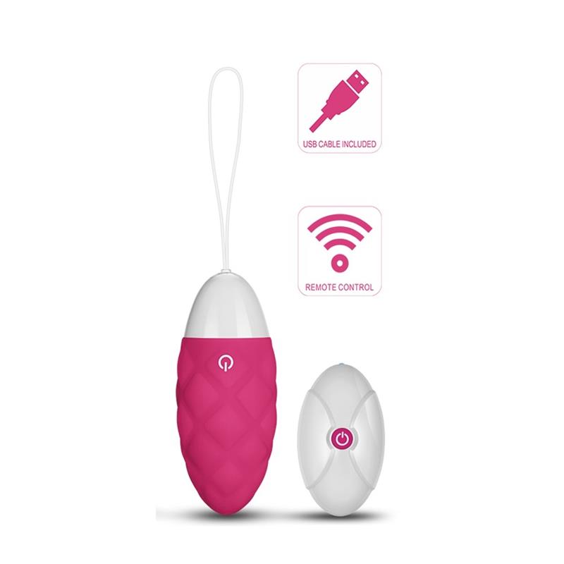 Vibrating Egg IJoy Remote Control USB Pink