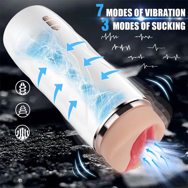 Riley Automatic Male Masturbator Vibration and Suction