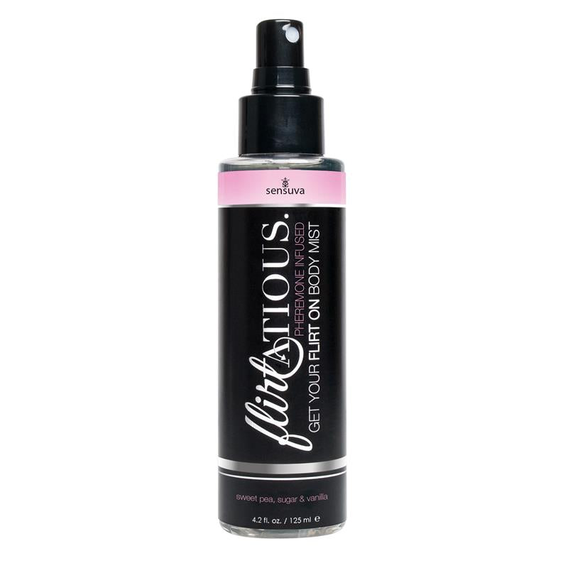 Flirtatios Pheromone Body Mist Vanilla Sugar and Sweet Pea 125 ml