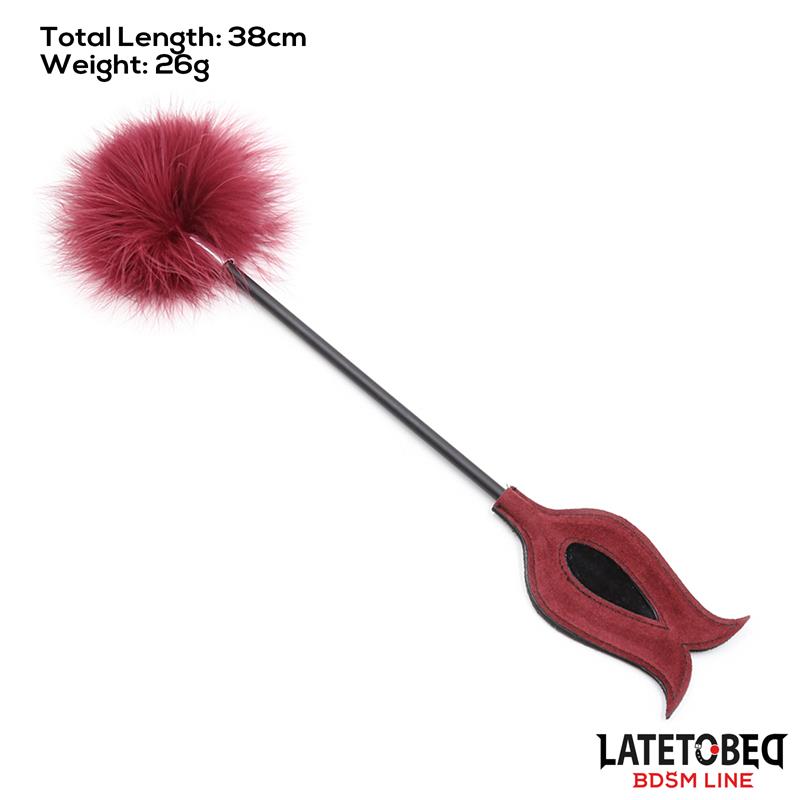 Feather Tickler and Rose Shape Paddle