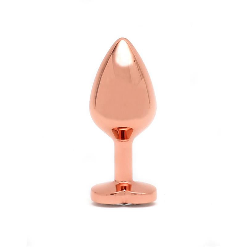 Pisa Heart Shaped Butt Plug Rose Gold