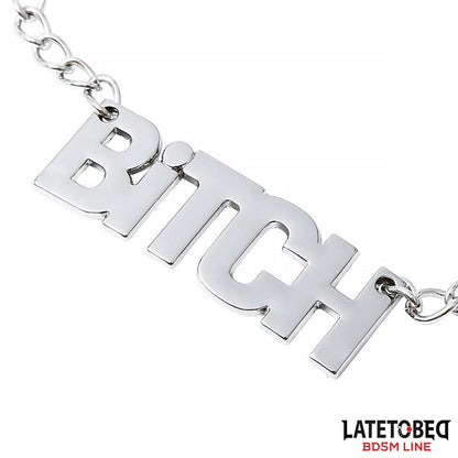 Nipple clamps with Chain Bitch