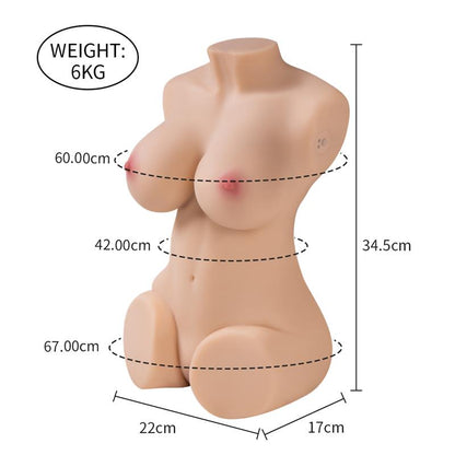 Male Masturbator Doll with Vibration and Suction 6 kg