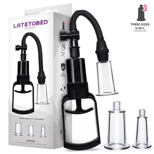 Dupper Clitoris and Nipple Manual Pump 3 Cups