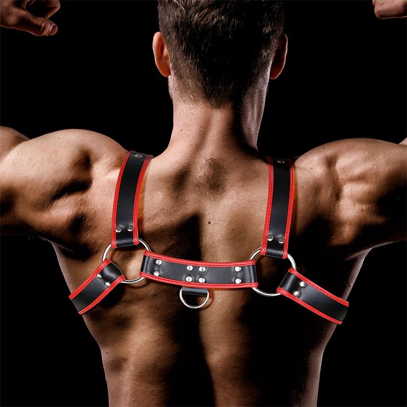 Odiseo Chest Bondage Harness for Men Vegan Leather