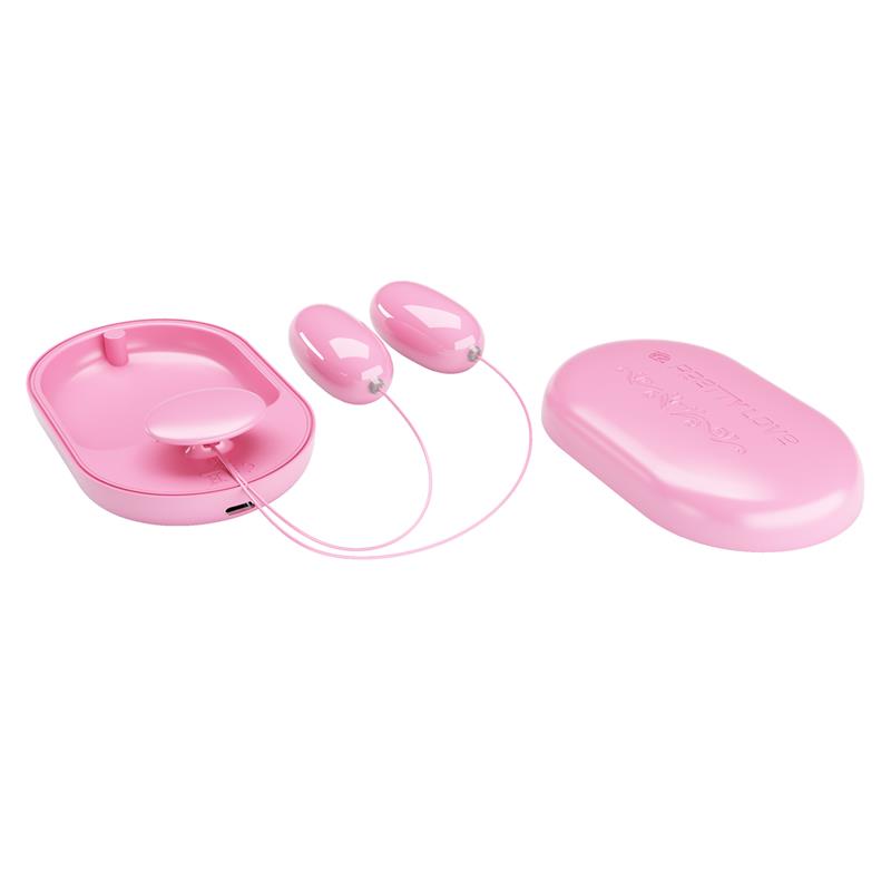 Fun Box Vibrating Bullets with Remote Pink USB