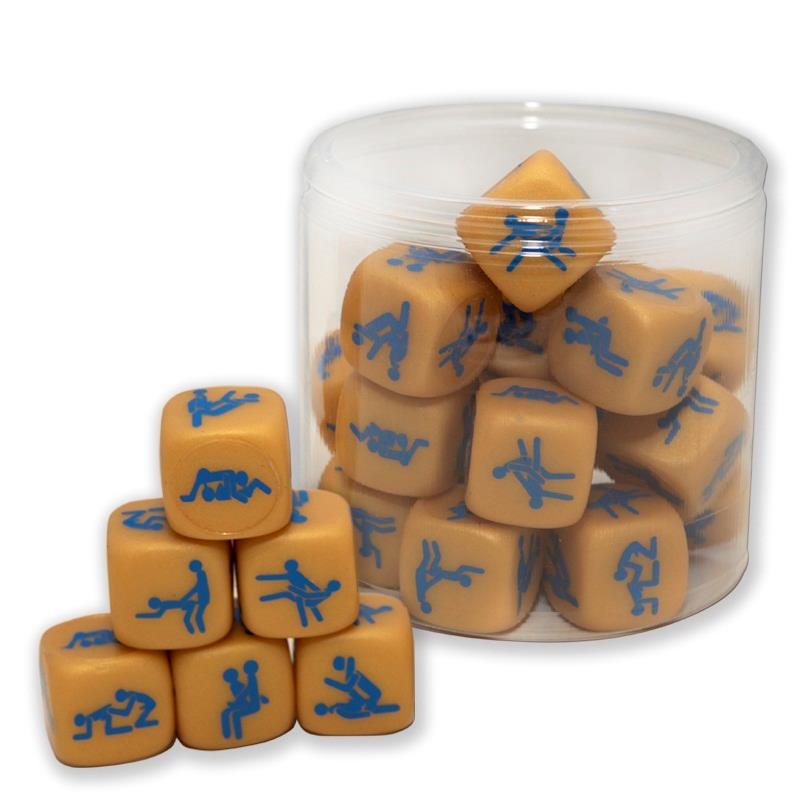 Rubber Hard Dice Gold Edition Gay Version 1 Die