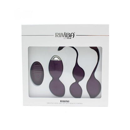 Vibrating Kegel Ball Set Remote Control Rimini Purple